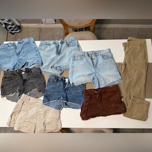 Women shorts size 6 medium bulk cotton on , hollister, Ardene